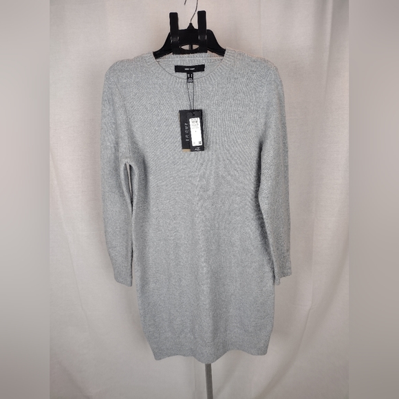 Vero Moda Doffy Long Sleeve Sweater Dress Size Medium = 8 NWT Light Gray… - Picture 7 of 10